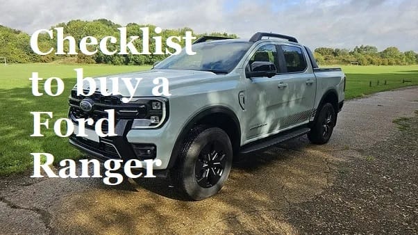 ford ranger checklist